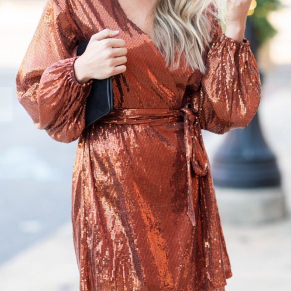 sequin dress
